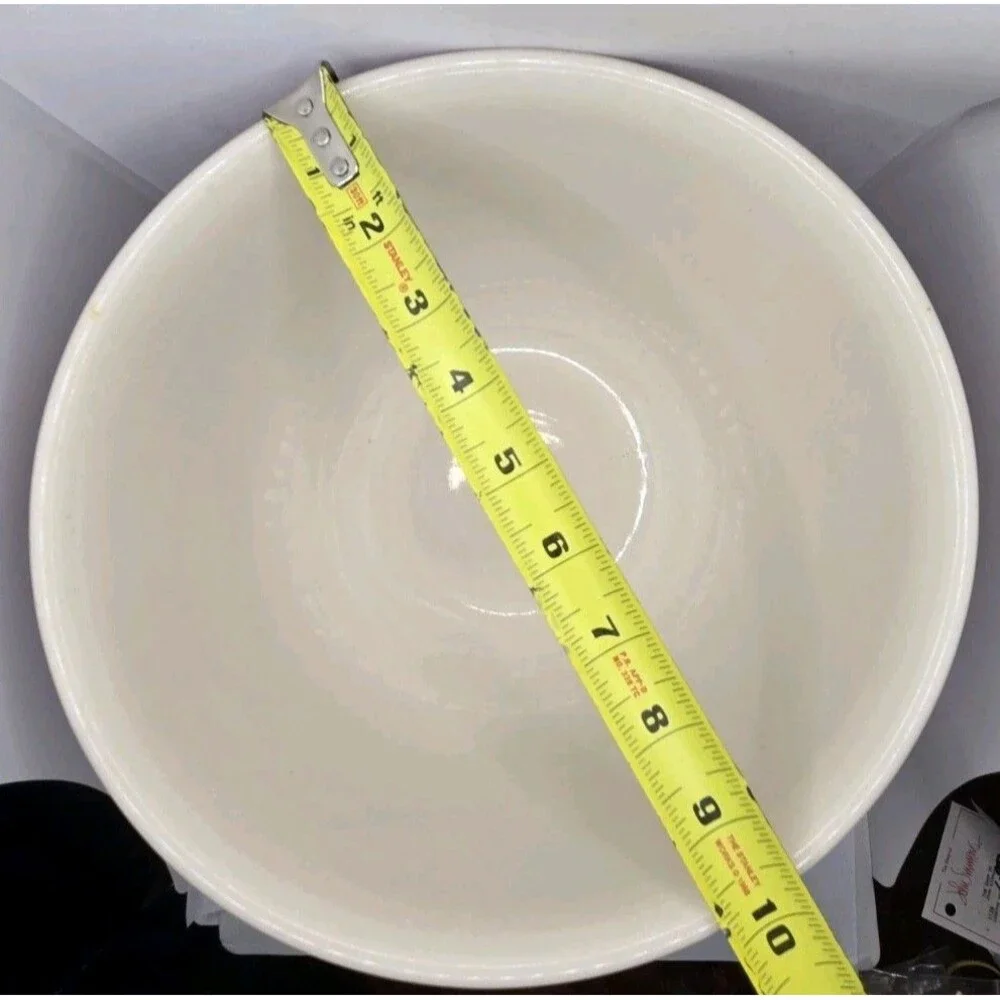 Williams Sonoma Ribbed Mixing / Serving Bowls  S/3 RED